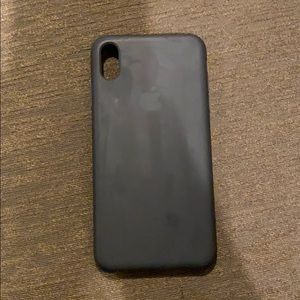 iPhone X Max Black Apple Soft Case